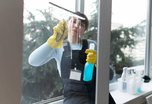 Nettoyage de vitres intérieures et extérieures à Ballon